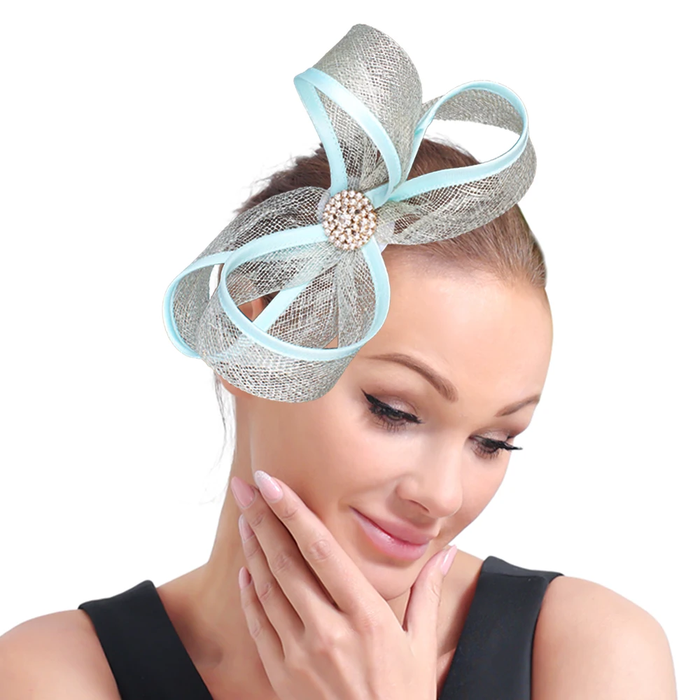 Charming Fashion Elegant Bride Fascinator Headdress Hair Clips Headwear Female Women Hair Accessories Hairpin With Fancy Sinamay
Charming Fashion Elegant Bride Fascinator Headdress Hair Clips Headwear Female Women Hair Accessories Hairpin With Fancy Sinamay