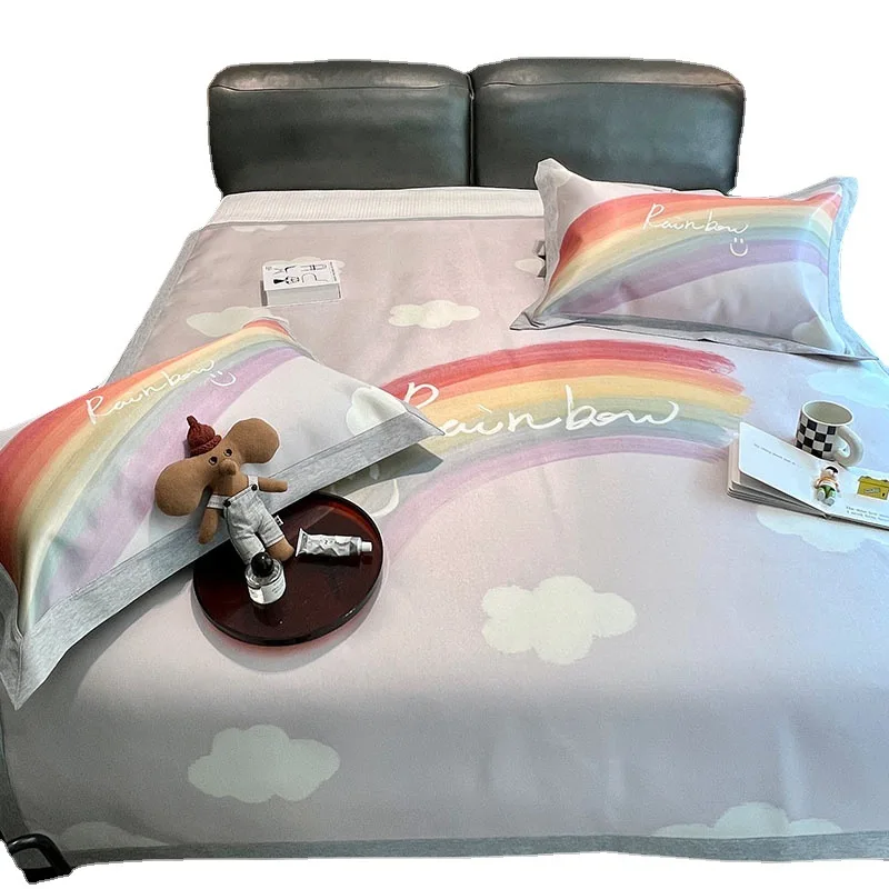 Summer High End Luxury Digital Printing Ice Silk Cool Mat Washable Machine Washable Foldable Three Piece Set
Summer High End Luxury Digital Printing Ice Silk Cool Mat Washable Machine Washable Foldable Three Piece Set