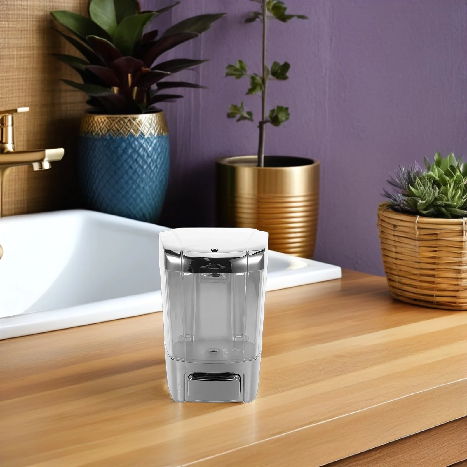 1Set Wall Mounted Manual Soap Dispenser 800ml Refillable Plastic Pump for Bathroom Kitchen Hotel Commercial Hand Wash
1Set Wall Mounted Manual Soap Dispenser 800ml Refillable Plastic Pump for Bathroom Kitchen Hotel Commercial Hand Wash