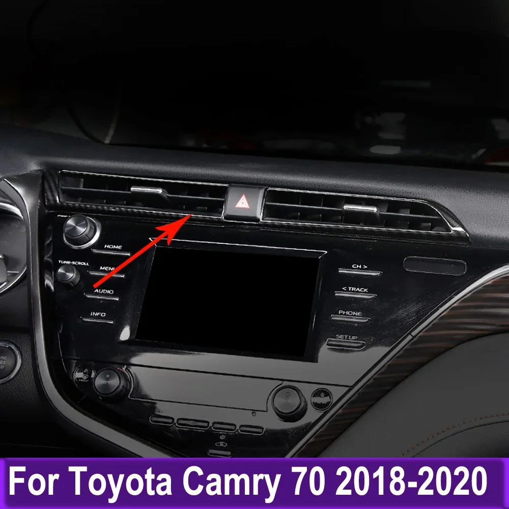 Interior Accessories For Toyota Camry 70 2018 2019 2020 Center Air Conditioning Outlet Vent Trim Cover Sticker ABS Carbon Fiber
Interior Accessories For Toyota Camry 70 2018 2019 2020 Center Air Conditioning Outlet Vent Trim Cover Sticker ABS Carbon Fiber