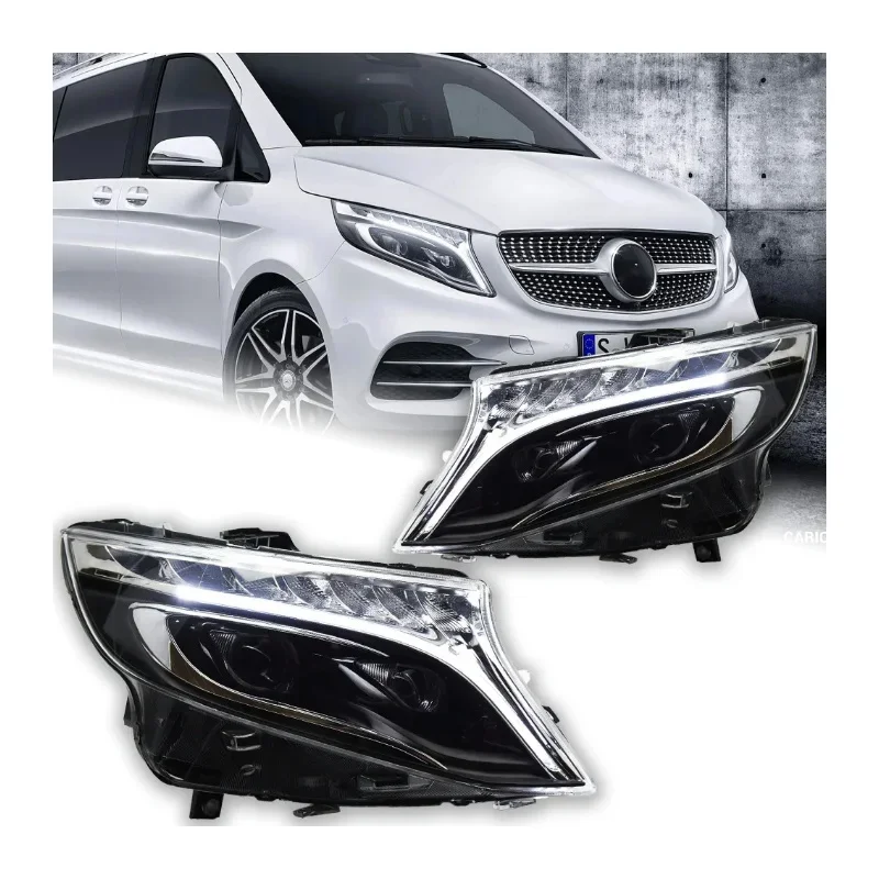 For Benz Vito Headlights 2013-2019 W447 LED Headlight LED DRL Car Styling Head Lamp Projector Lens Dynamic Auto Accessories
For Benz Vito Headlights 2013-2019 W447 LED Headlight LED DRL Car Styling Head Lamp Projector Lens Dynamic Auto Accessories