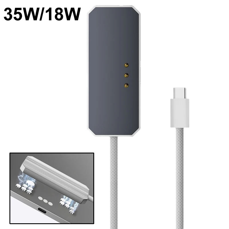 2M Nylon Braid PD 18W/35W Magnetic Wireless Charger for iPad Pro/iPad Air Fast Charging Smart Connector Charger USB TYPE-C Cable
2M Nylon Braid PD 18W/35W Magnetic Wireless Charger for iPad Pro/iPad Air Fast Charging Smart Connector Charger USB TYPE-C Cable