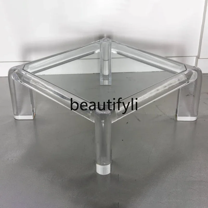 ls 42Simple modern acrylic glass coffee table Light luxury transparent coffee table Tea table 
ls 42Simple modern acrylic glass coffee table Light luxury transparent coffee table Tea table