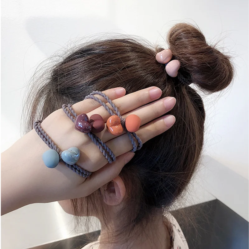 Korean Style Hair Rope Girl Simple Heart Rubber Band Headdress New Cute Hair Ties Head Rope for Women Fashion Hair Accessories
Korean Style Hair Rope Girl Simple Heart Rubber Band Headdress New Cute Hair Ties Head Rope for Women Fashion Hair Accessories