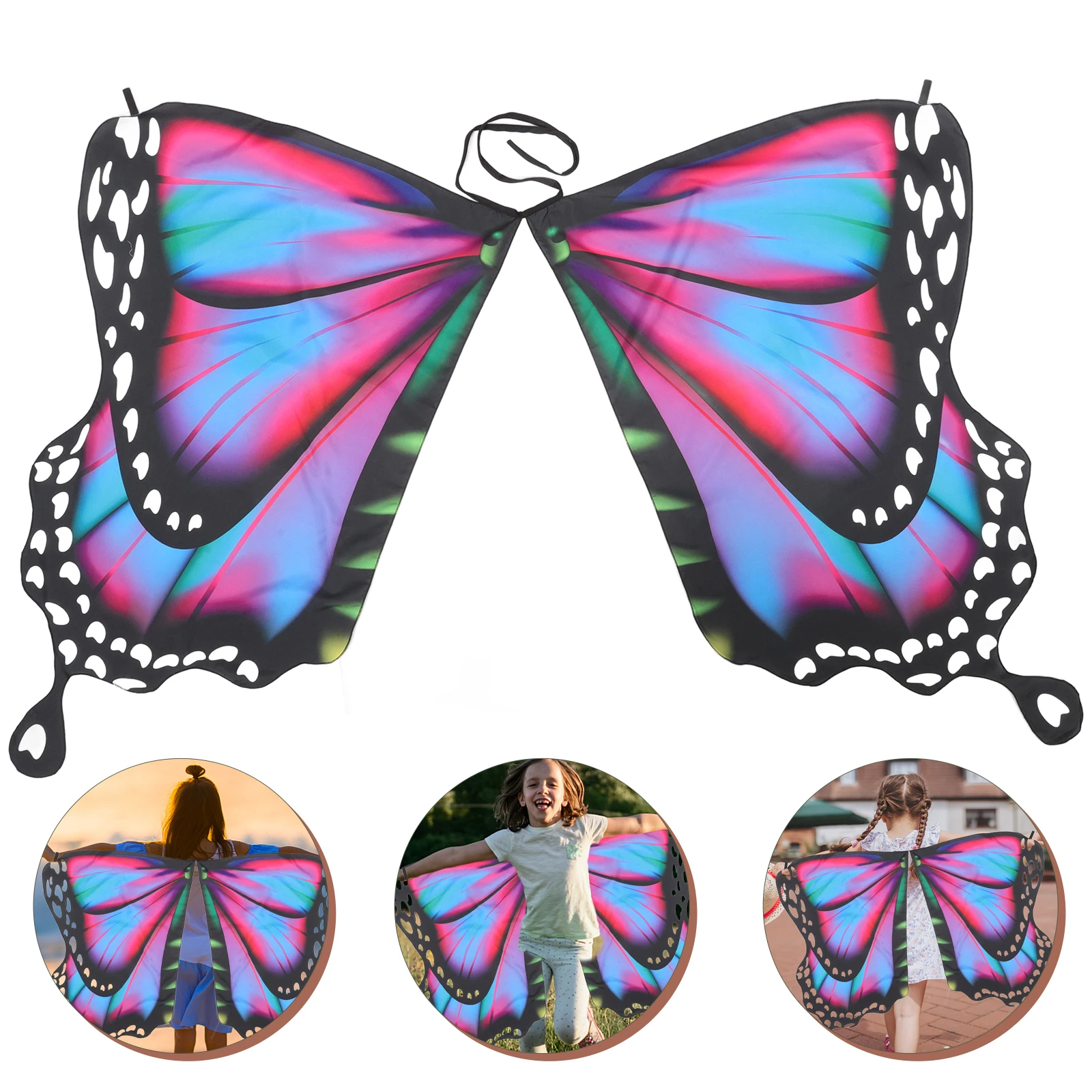 Butterfly Wings Cape Halloween Costume Cosplay Fairy Wing Shawl Party Dress Up Prop Lightweight Easy Storage Capes
Butterfly Wings Cape Halloween Costume Cosplay Fairy Wing Shawl Party Dress Up Prop Lightweight Easy Storage Capes