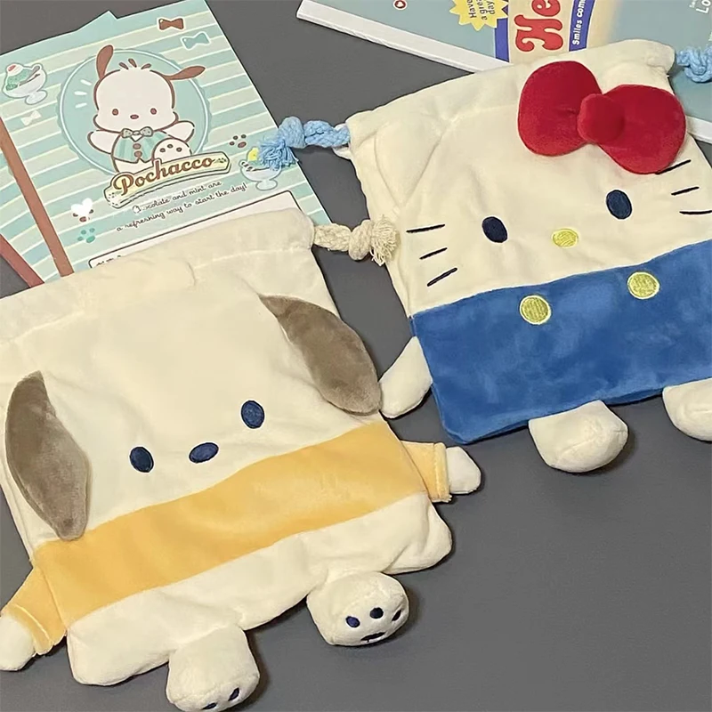 Sanurgente Hello Kitty Melody Pochacco Portable Storage Bag Cartoon Handbag Close Up Lanyard Bag Girls Gift Makeup Sundries
Sanurgente Hello Kitty Melody Pochacco Portable Storage Bag Cartoon Handbag Close Up Lanyard Bag Girls Gift Makeup Sundries