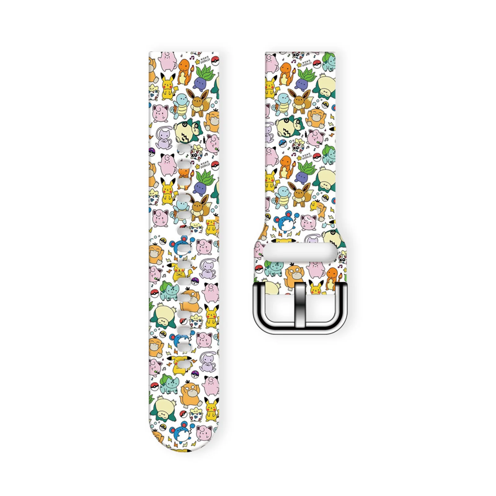 20mm Watch Strap for Samsung Galaxy 7/6/5 40mm 44mm Pokemon Print Band Replaceable Watchband for Xiaomi Huawei Amazfit Bracelet 
20mm Watch Strap for Samsung Galaxy 7/6/5 40mm 44mm Pokemon Print Band Replaceable Watchband for Xiaomi Huawei Amazfit Bracelet