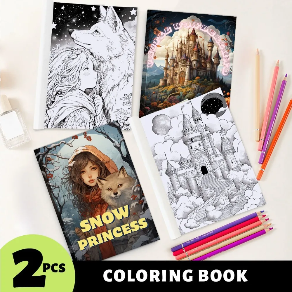 Fairy Tale Theme Drawing Book DIY Graffiti Coloring Book Marker Painting Book Stress Relief Healing Coloring Book
Fairy Tale Theme Drawing Book DIY Graffiti Coloring Book Marker Painting Book Stress Relief Healing Coloring Book