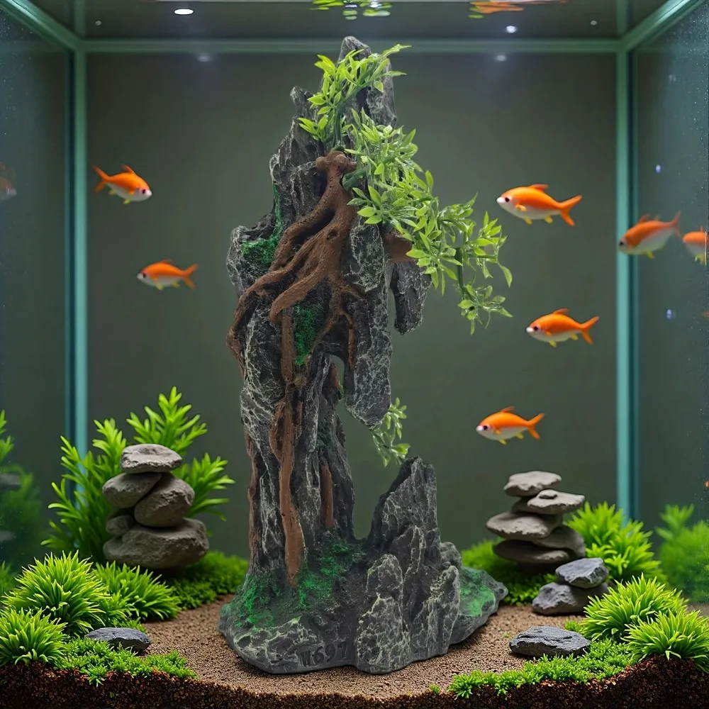 Fish Tank Decorative Rockery Ornaments, Faux Rockery for Ecological Landscaping, Fish Tank Decorations, Aquatic Hiding Caves
Fish Tank Decorative Rockery Ornaments, Faux Rockery for Ecological Landscaping, Fish Tank Decorations, Aquatic Hiding Caves