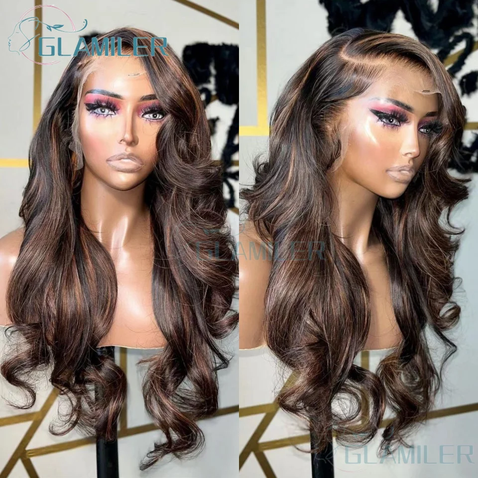 Highlight Brown Wig Human Hair 5x5 Silk Base Wigs Body Wave For Black Women Brazilian 13x4 Silk Top Lace Frontal Pre-Plucked Wig
Highlight Brown Wig Human Hair 5x5 Silk Base Wigs Body Wave For Black Women Brazilian 13x4 Silk Top Lace Frontal Pre-Plucked Wig