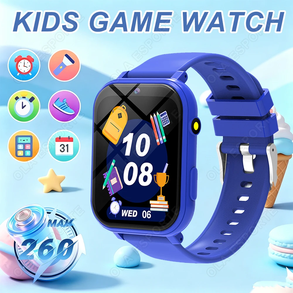 2026 New Kids Smart Watch For Kids Games Sleep Monitoring Flashlight Alarm Clock Boy Girl Gift Children Partner Smartwatch HW12
2026 New Kids Smart Watch For Kids Games Sleep Monitoring Flashlight Alarm Clock Boy Girl Gift Children Partner Smartwatch HW12
