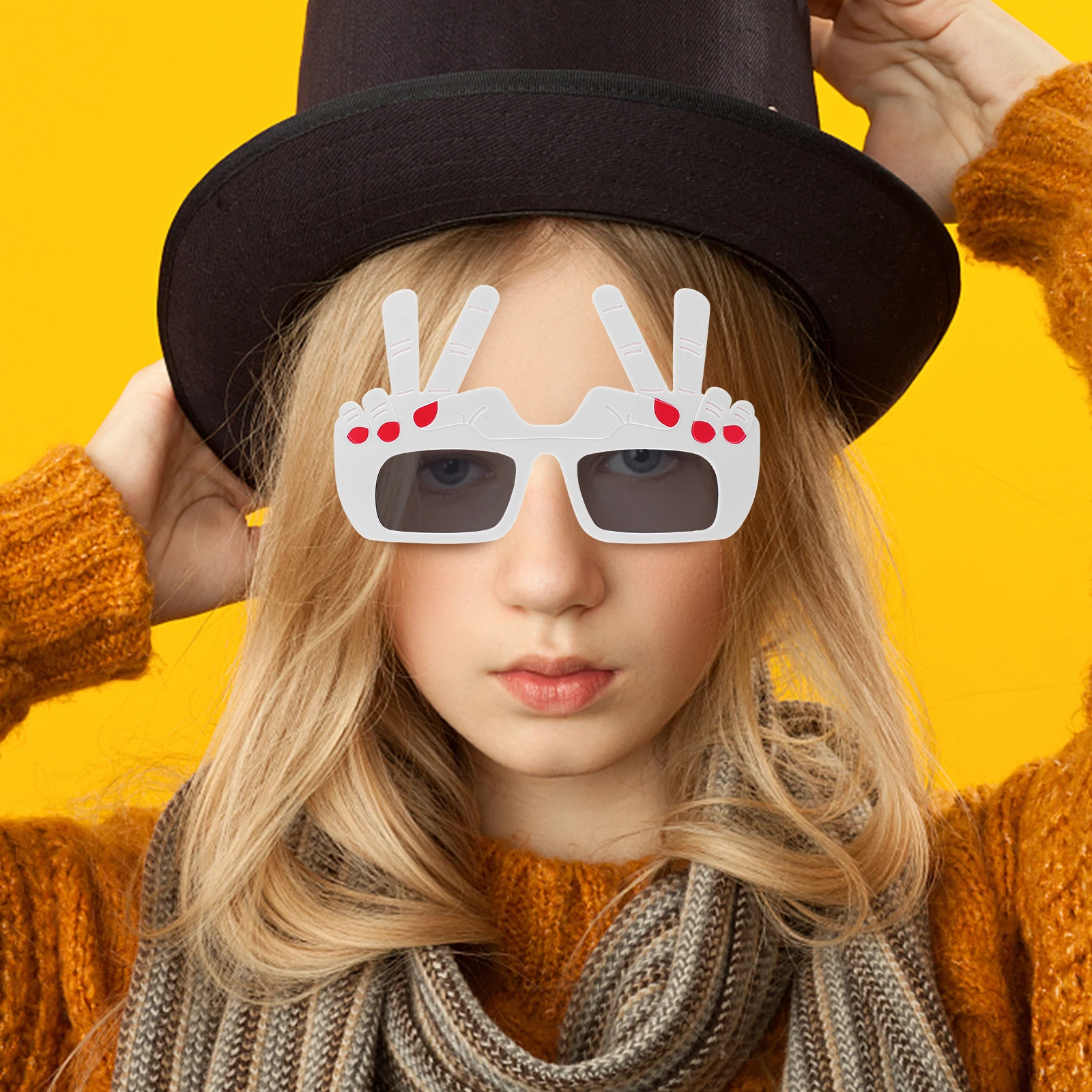Funny Gesture Glasses Lightweight PC Material UV Protection Sunglasses Party Accessories Cosplay Props Headwear
Funny Gesture Glasses Lightweight PC Material UV Protection Sunglasses Party Accessories Cosplay Props Headwear
