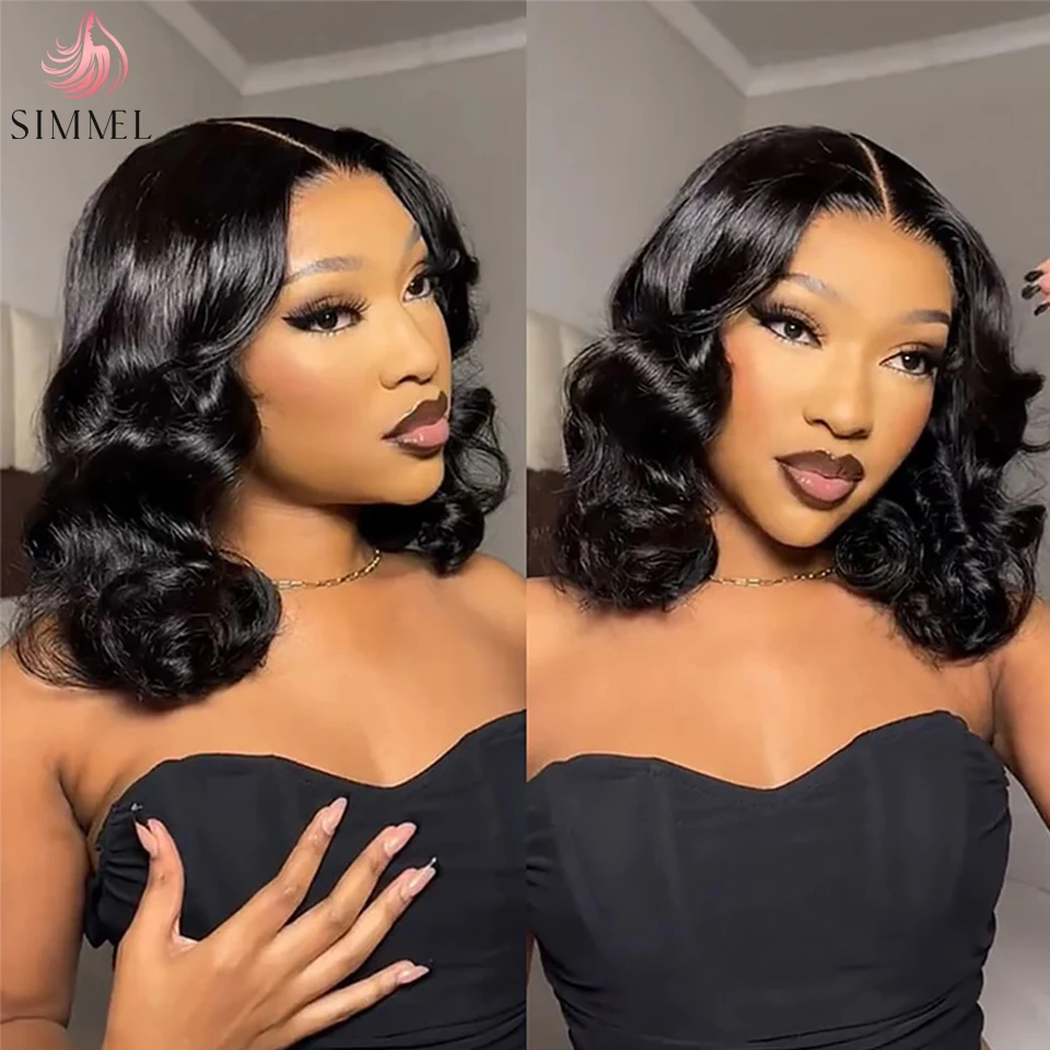 Body Wave 13x4 Lace Front Short Bob Wig Human Hair 180% Density 4x4 T Part Lace Wigs Natural Black Loose Wavy Bob Wig Brazilian
Body Wave 13x4 Lace Front Short Bob Wig Human Hair 180% Density 4x4 T Part Lace Wigs Natural Black Loose Wavy Bob Wig Brazilian