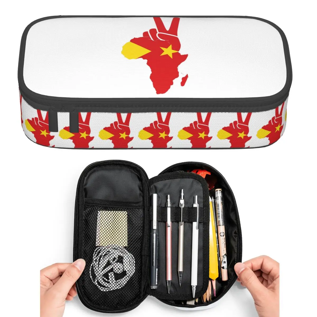 Tigray Peace Africa Proud Flag Ethiopian Tigray Pencil Cases for Student Pen Box Pencil Bag Big Capacity Pencil Pouch Pen Holder
Tigray Peace Africa Proud Flag Ethiopian Tigray Pencil Cases for Student Pen Box Pencil Bag Big Capacity Pencil Pouch Pen Holder