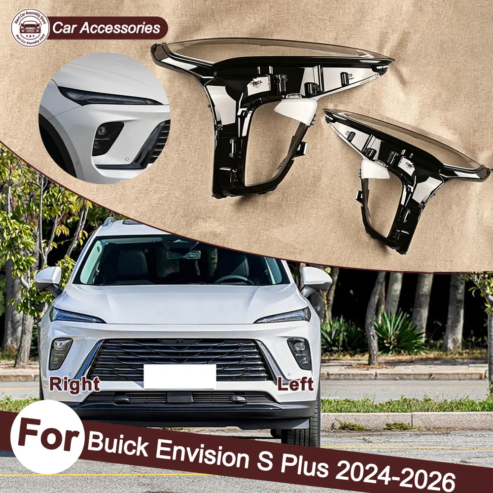 For Buick 2024 2025 2026 Envision S Plus Car Front Headlight Cover Auto Headlamp Lampshade Lampcover Head Lamp light Lens Shell
For Buick 2024 2025 2026 Envision S Plus Car Front Headlight Cover Auto Headlamp Lampshade Lampcover Head Lamp light Lens Shell