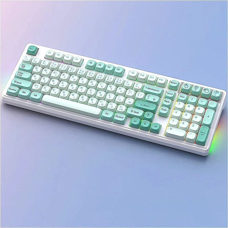 Mint soda keycap MOA height 125 small full set of PBT material 3 color matching mechanical keyboard hot sublimation
Mint soda keycap MOA height 125 small full set of PBT material 3 color matching mechanical keyboard hot sublimation