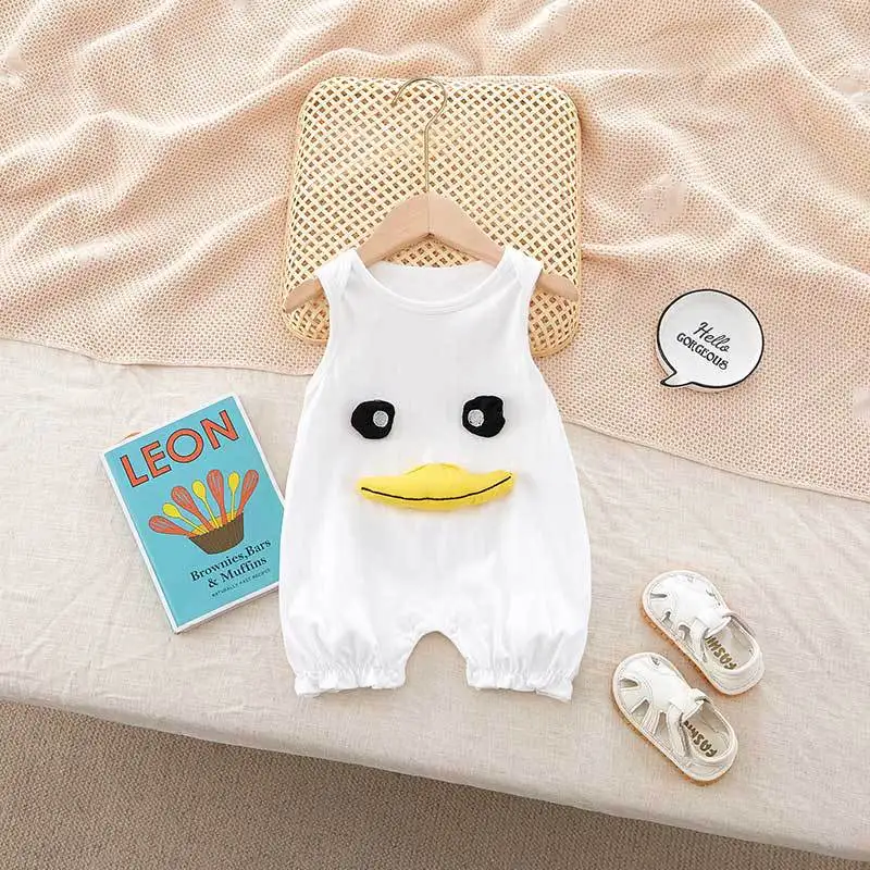 Infant Summer Onesie Boys Girls Sleeveless Jumpsuit Clothes Kids Cute Cartoon Romper 1-3-6-9M
Infant Summer Onesie Boys Girls Sleeveless Jumpsuit Clothes Kids Cute Cartoon Romper 1-3-6-9M