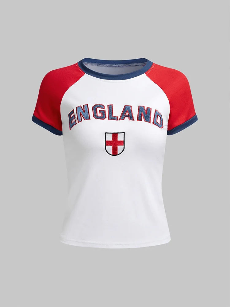Aesthetic street dress women's T-shirt summer leisure retro letter embroidered short-sleeved T-shirt Y2K blouse
Aesthetic street dress women's T-shirt summer leisure retro letter embroidered short-sleeved T-shirt Y2K blouse