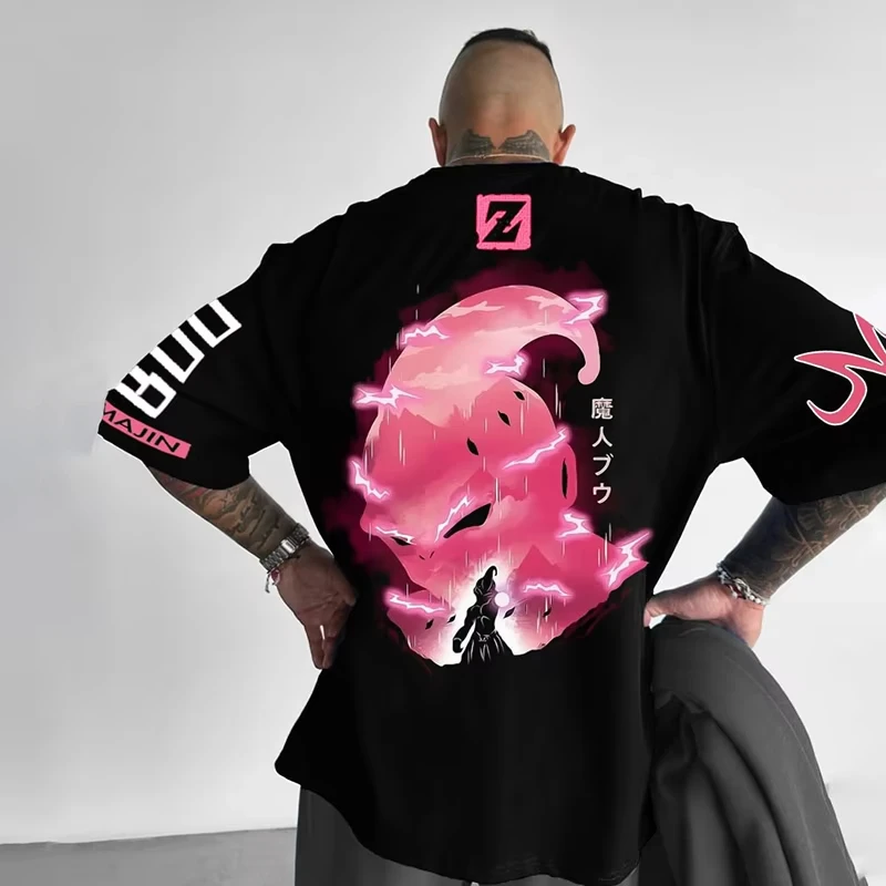 Dragon Ball Men's T-Shirt Majin Buu Japan Anime Summer Trend Pure Cotton Y2K Harajuku Boy Children's Parent-Child Short Sleeve
Dragon Ball Men's T-Shirt Majin Buu Japan Anime Summer Trend Pure Cotton Y2K Harajuku Boy Children's Parent-Child Short Sleeve