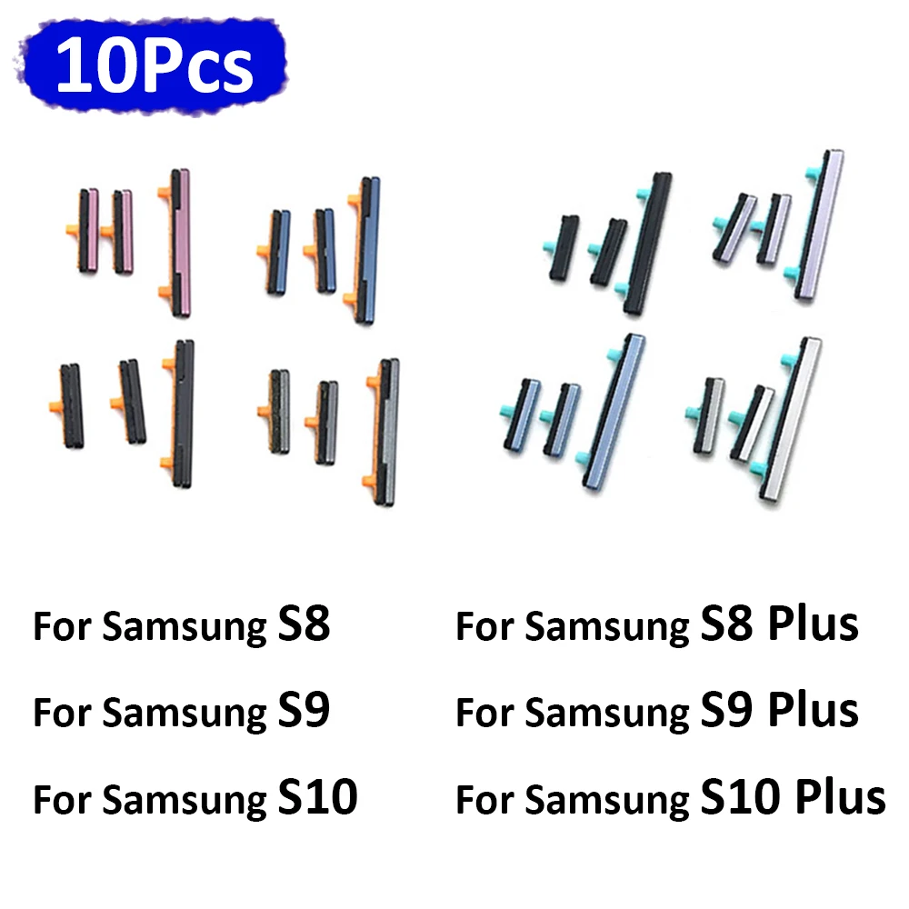 10 шт./лот, кнопка питания + боковая кнопка громкости для Samsung Note 8 S8 S9 S10 Plus
10 шт./лот, кнопка питания + боковая кнопка громкости для Samsung Note 8 S8 S9 S10 Plus