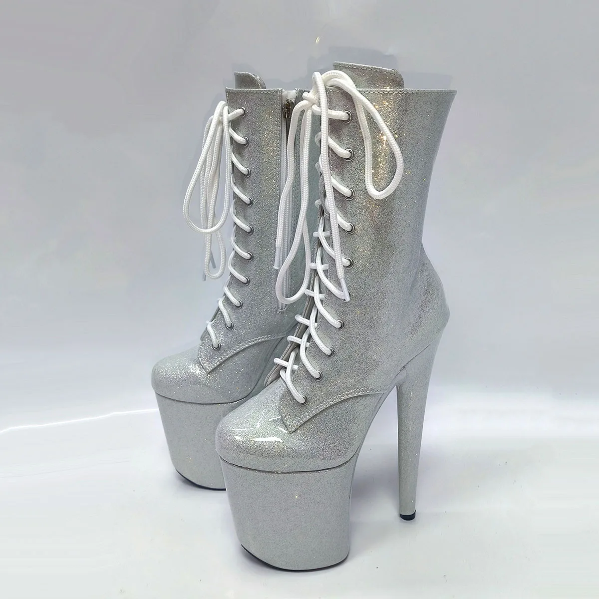 Exotic 20cm 8 Inch Short Boots Glitter Wrapped Strap Rhinestone Platform Pole Dancing Stripper Heels Club Stage Show Women's
Exotic 20cm 8 Inch Short Boots Glitter Wrapped Strap Rhinestone Platform Pole Dancing Stripper Heels Club Stage Show Women's