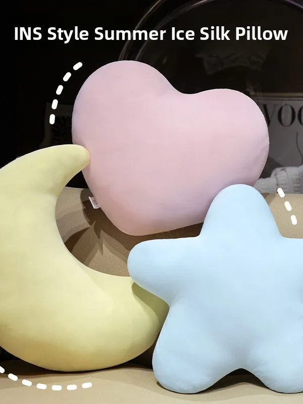 Ледяная шелковая подушка со звездой и луной, декоративная подушка в форме сердца для дивана, домашняя крутая подушка S, игрушечная тканевая кукла, универсальная...
Ледяная шелковая подушка со звездой и луной, декоративная подушка в форме сердца для дивана, домашняя крутая подушка S, игрушечная тканевая кукла, универсальная...