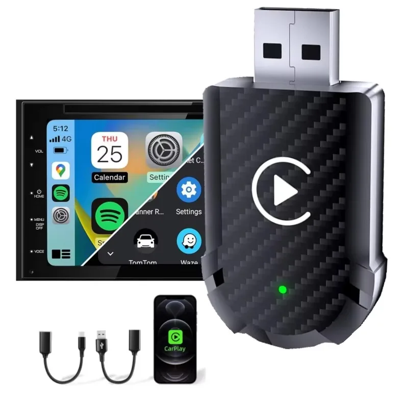 Wireless CarPlay Adapter Plug & Play USB Car Auto Accessories
Wireless CarPlay Adapter Plug & Play USB Car Auto Accessories