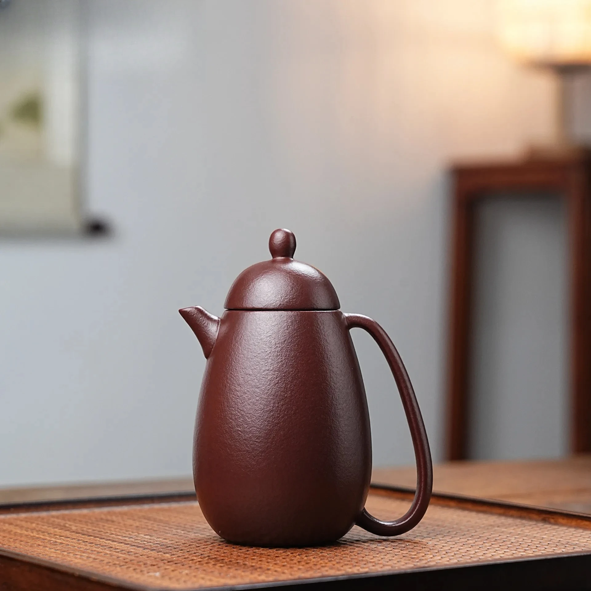 210ml Handmade Yixing Purple Clay Teapots Handmade Dragon Egg Pot Raw Ore Zhu Mud Purple Mud Tea Making Kettle Zisha Tea Set Cha
210ml Handmade Yixing Purple Clay Teapots Handmade Dragon Egg Pot Raw Ore Zhu Mud Purple Mud Tea Making Kettle Zisha Tea Set Cha