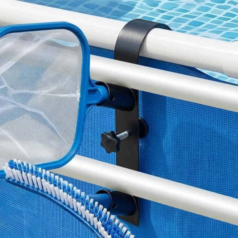 Flexible Pool Hangers Set Of 2 Strong Metallic Suspension clamps For Swimming Pool Accessories And Maintenance Equipment A2UB
Flexible Pool Hangers Set Of 2 Strong Metallic Suspension clamps For Swimming Pool Accessories And Maintenance Equipment A2UB