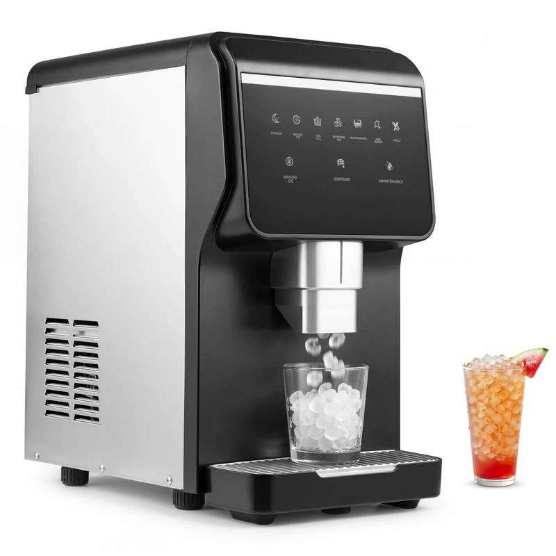 Nugget Ice Maker with Self Dispensing 80 LBS Per Day Chewable Pellet Ice Machine
Nugget Ice Maker with Self Dispensing 80 LBS Per Day Chewable Pellet Ice Machine