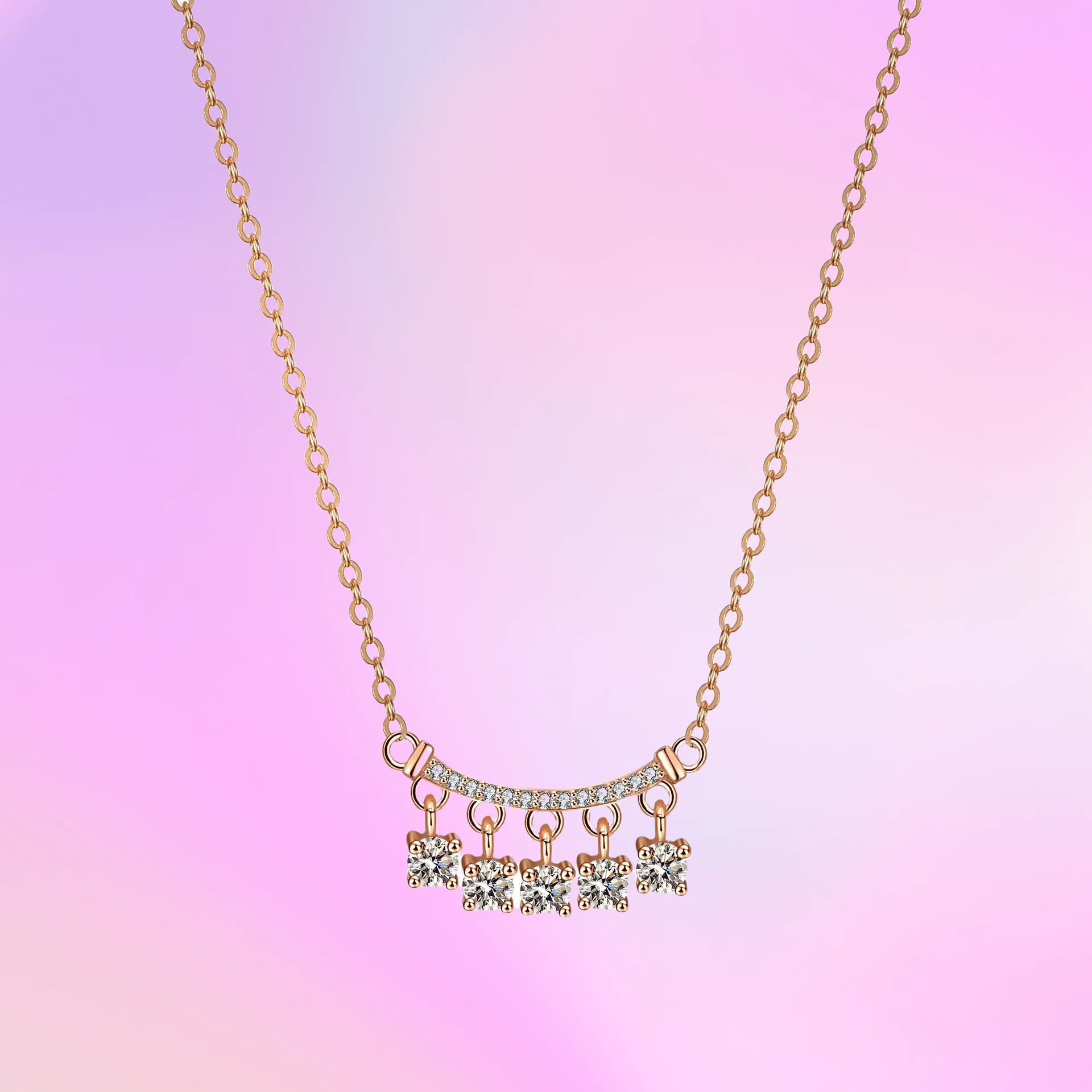 New S925 Silver Pendant Moissanite Ins Necklace Women's Chinese Style Bell Fringed Necklace Silver Pendant Collarbone Chain
New S925 Silver Pendant Moissanite Ins Necklace Women's Chinese Style Bell Fringed Necklace Silver Pendant Collarbone Chain