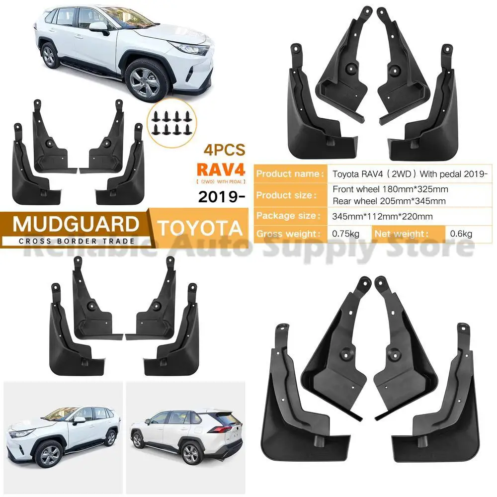 For Toyota RAV4 2019-2025 2WD with Mud Flaps Fender Trim Car Accessories High Quality Durable Protection Stylish Design
For Toyota RAV4 2019-2025 2WD with Mud Flaps Fender Trim Car Accessories High Quality Durable Protection Stylish Design