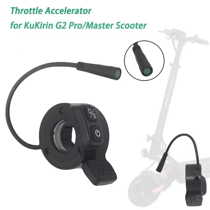 Finger Push Thumb Throttle with Dual Switch for KuKirin G2 Pro/Master Scooter, Accelerator Speed Controller Handlebar Parts
Finger Push Thumb Throttle with Dual Switch for KuKirin G2 Pro/Master Scooter, Accelerator Speed Controller Handlebar Parts