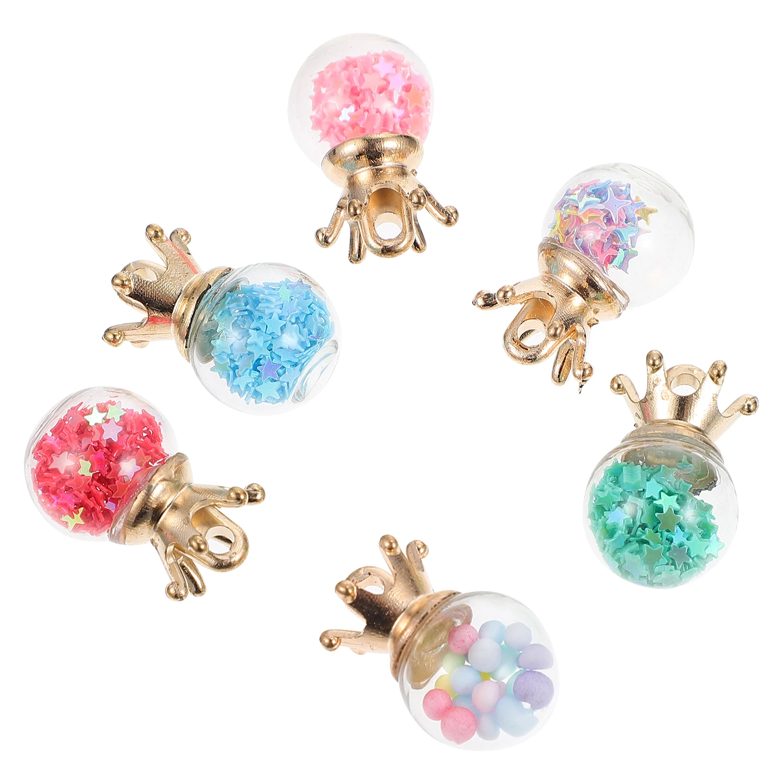 30pcs Colorful Glass Ball Crown Pendant Charms Diy Jewelry Making Accessories For Bracelets Keychains Necklace Crafts Glass Ball
30pcs Colorful Glass Ball Crown Pendant Charms Diy Jewelry Making Accessories For Bracelets Keychains Necklace Crafts Glass Ball