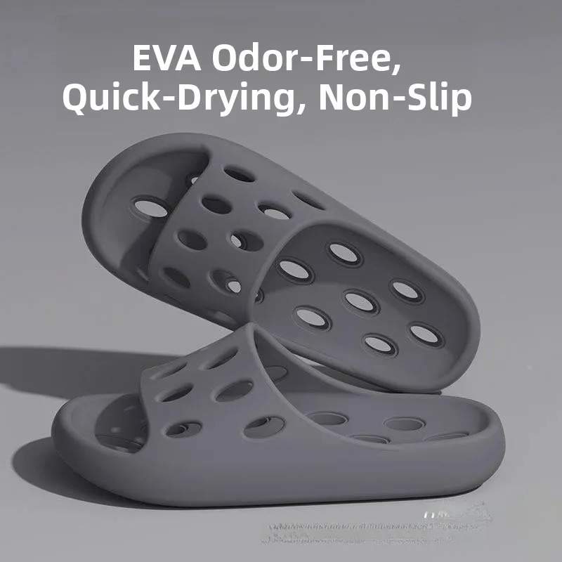 Non-Slip Bathroom Men's Slippers Indoor Home Bathing Odor-Resistant Leaking Makeup Room Special Cool Slippers EVA Material
Non-Slip Bathroom Men's Slippers Indoor Home Bathing Odor-Resistant Leaking Makeup Room Special Cool Slippers EVA Material