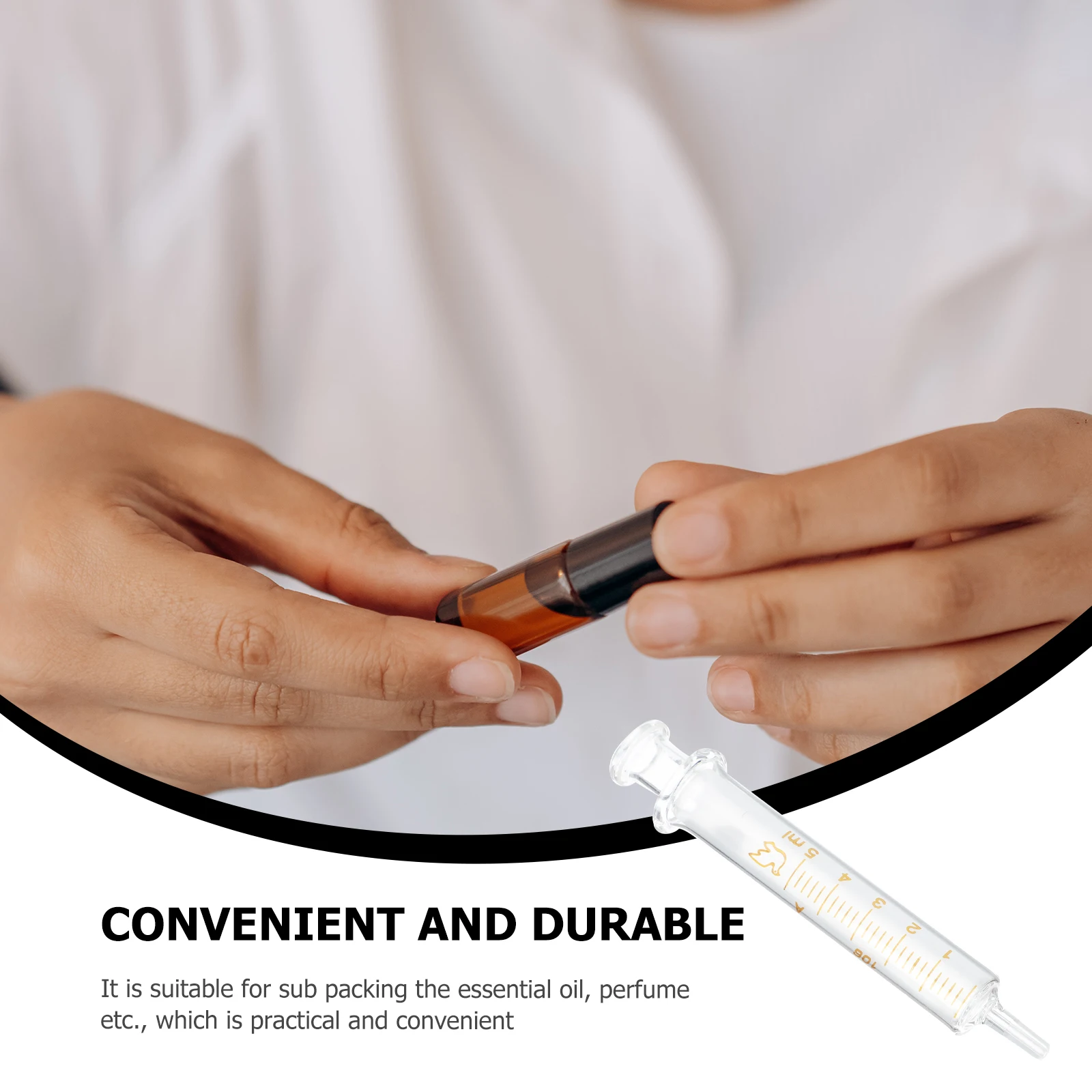 4 PCS Glass Syringe Perfume Sub Package Accessory Essence Essential Oil Auxiliary 
4 PCS Glass Syringe Perfume Sub Package Accessory Essence Essential Oil Auxiliary