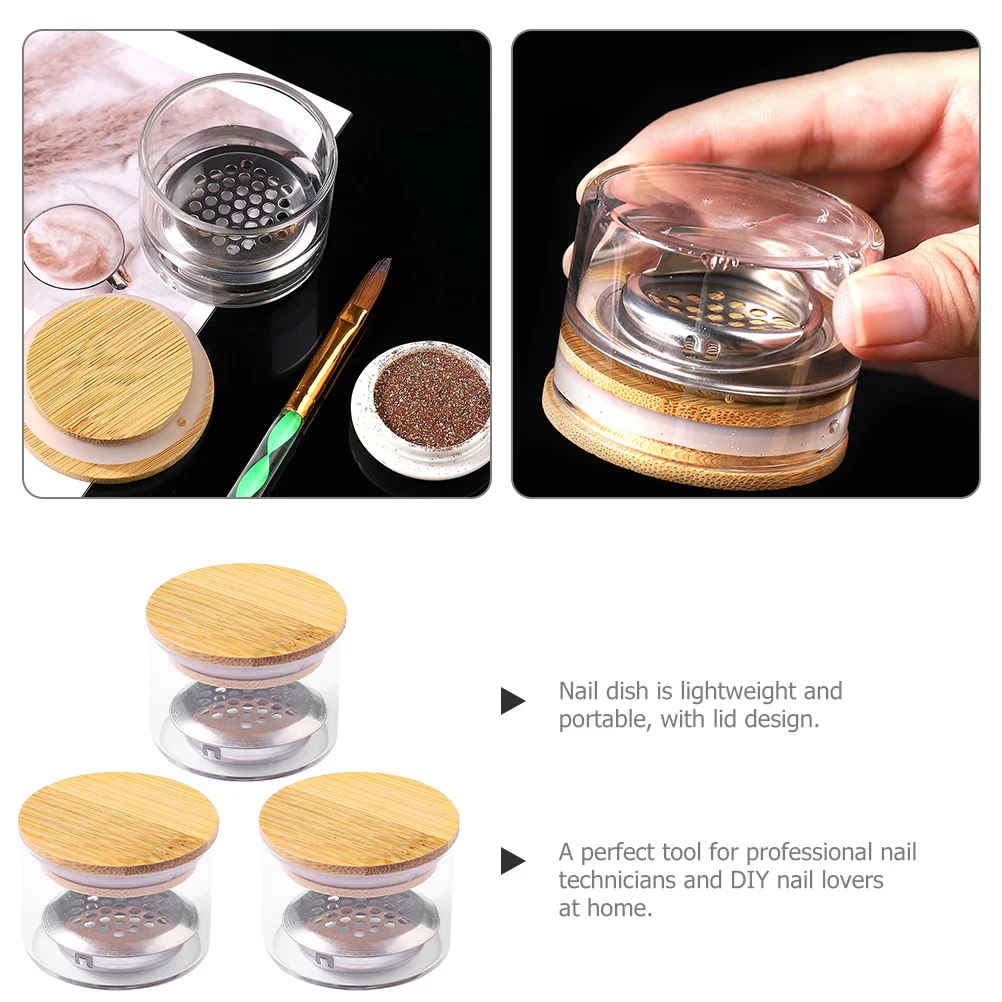 3 pcs Glass Nail Dish Cups for Acrylic Nails Professional Manicure Tool Bowl De Vidrio Finger Bowls Liquid Holder Powder
3 pcs Glass Nail Dish Cups for Acrylic Nails Professional Manicure Tool Bowl De Vidrio Finger Bowls Liquid Holder Powder