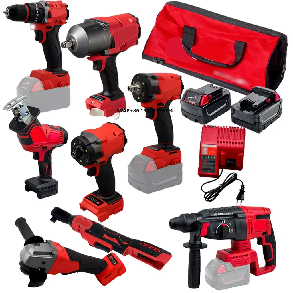 Регулируемый набор инструментов с литиевой батареей: возвратно-поступательный гайковерт, вращающийся молоток, три в одном, многофункциональный, эффективный и долговечный
Регулируемый набор инструментов с литиевой батареей: возвратно-поступательный гайковерт, вращающийся молоток, три в одном, многофункциональный, эффективный и долговечный