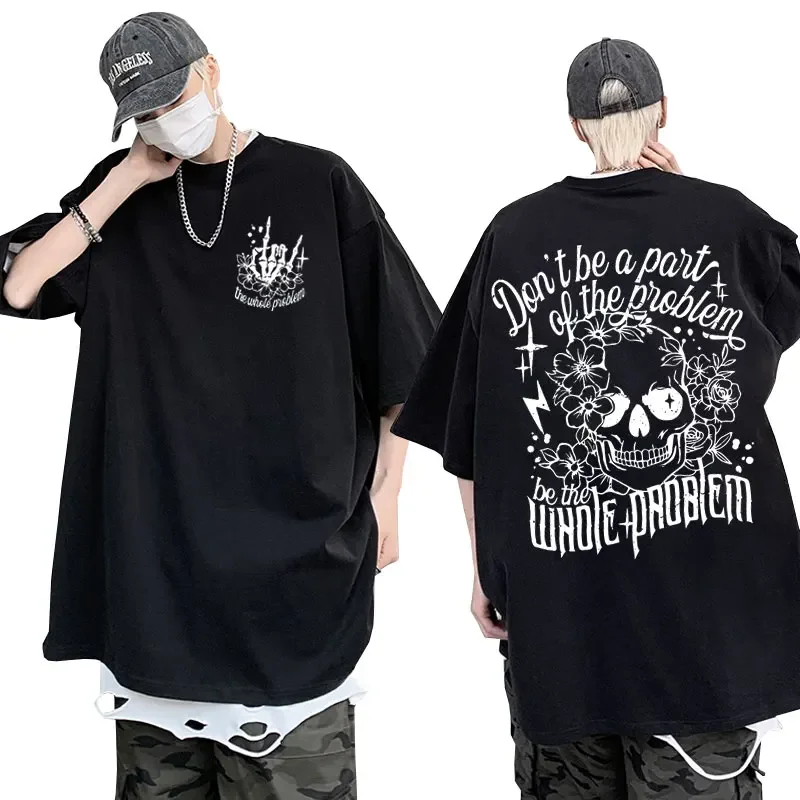 Funny and humorous skull pattern alphabet print summer T-shirt trend Loose casual 100% cotton round neck short sleeve T-shirt
Funny and humorous skull pattern alphabet print summer T-shirt trend Loose casual 100% cotton round neck short sleeve T-shirt