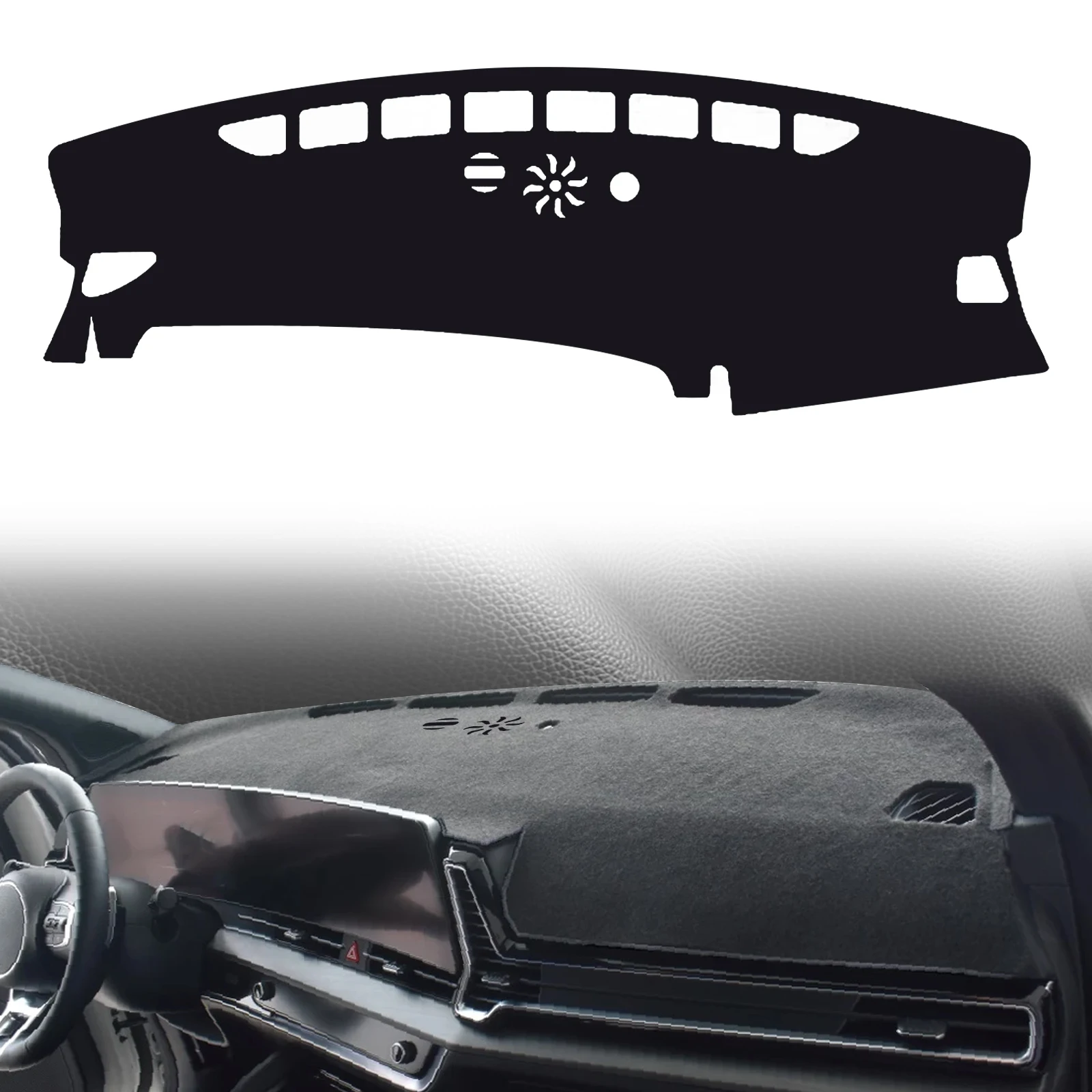for Kia Sportage NQ5 (Not fit for With HUD) Car Dashmat Dashboard Cover Pad DashMat Sunshade Protective Carpet Accessories
for Kia Sportage NQ5 (Not fit for With HUD) Car Dashmat Dashboard Cover Pad DashMat Sunshade Protective Carpet Accessories