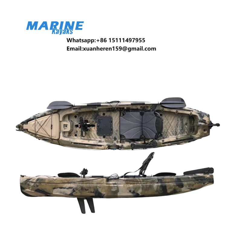 11ft Wholesale Manufacture Fishing Roto-molded Flap Pedal Kayak
11ft Wholesale Manufacture Fishing Roto-molded Flap Pedal Kayak