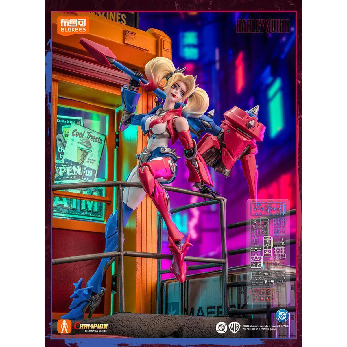 HIPLAY BLOKEES DC Heroes Champion Class Harley Quinn 75674 Assembly Model Kit Collectible
HIPLAY BLOKEES DC Heroes Champion Class Harley Quinn 75674 Assembly Model Kit Collectible