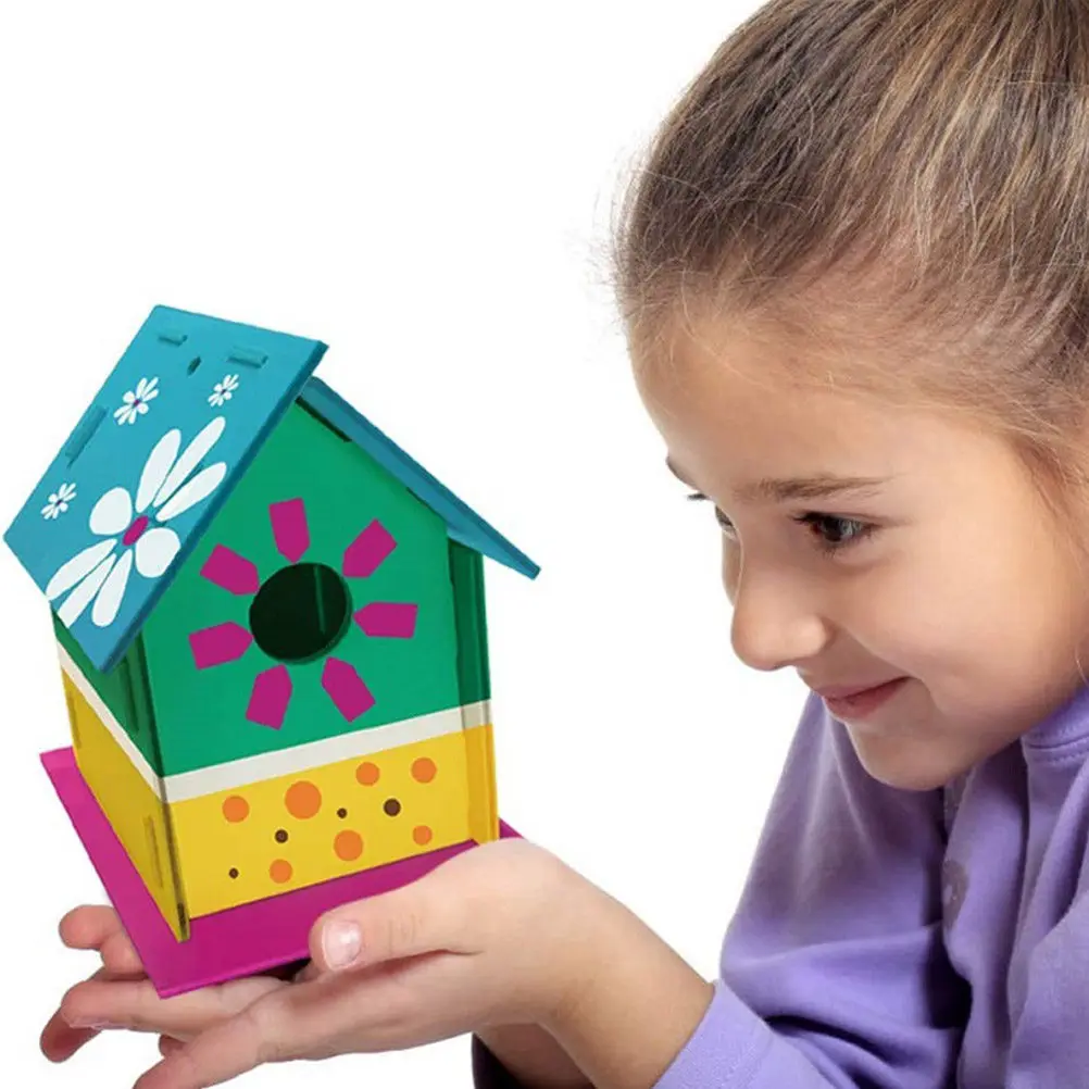 2Pcs DIY Wooden Bird House Paintable Unfinished Bird Nest Home Decoration Garden Use Wooden Craft for Boys
2Pcs DIY Wooden Bird House Paintable Unfinished Bird Nest Home Decoration Garden Use Wooden Craft for Boys