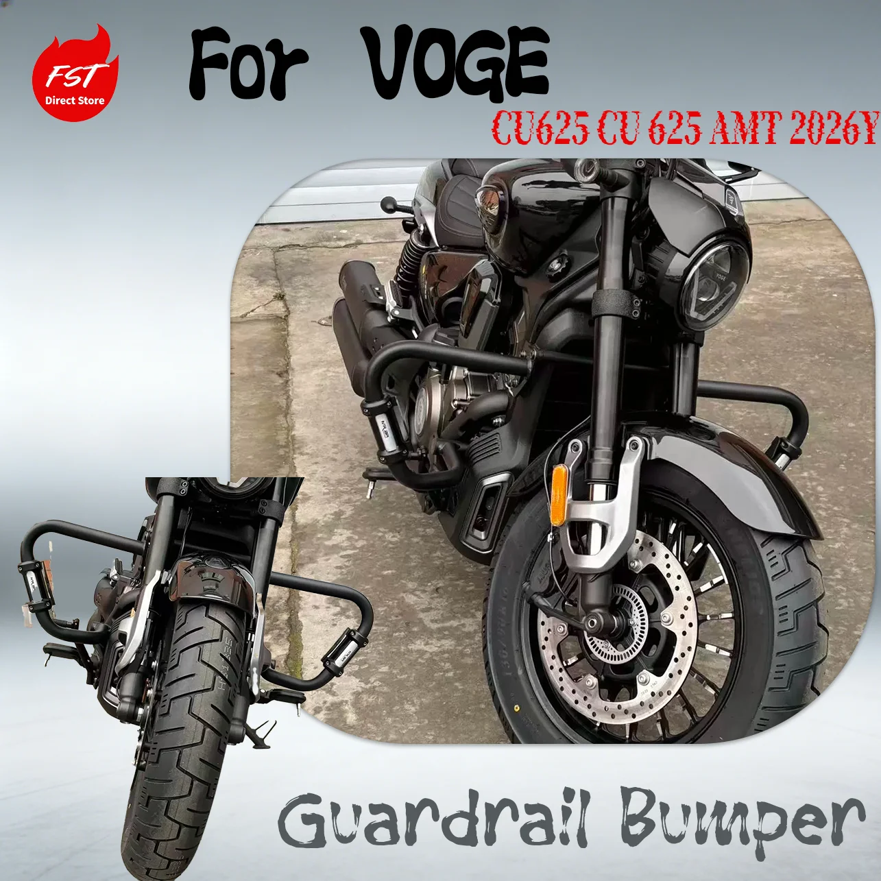 Crash Bars Engine Guard for VOGE CU625 AMT 2026 Bobber Cruiser Motorcycle Anti-Fall Bumper Protector
Crash Bars Engine Guard for VOGE CU625 AMT 2026 Bobber Cruiser Motorcycle Anti-Fall Bumper Protector