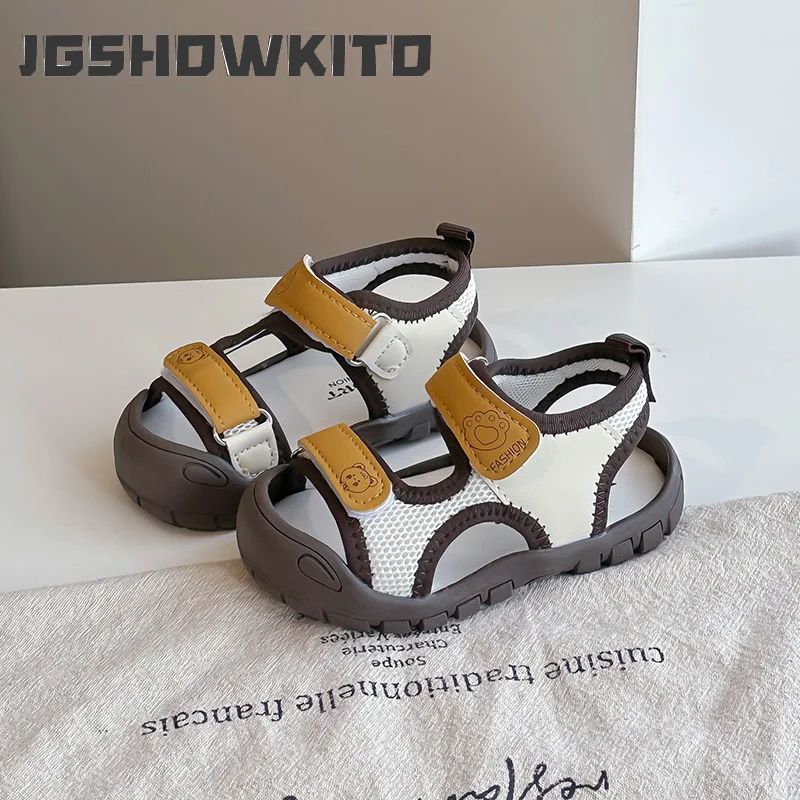 JGSHOWKITO Summer Children Mesh Sandals Outdoor Toddler Closed Toe Boy Girl Non-slip Sandals for First Walking Kids Sport Shoes
JGSHOWKITO Summer Children Mesh Sandals Outdoor Toddler Closed Toe Boy Girl Non-slip Sandals for First Walking Kids Sport Shoes