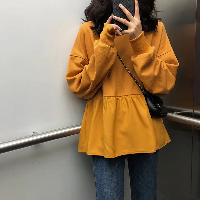 Slimming Effect Loose Fit Student Casual Top Pure Color Easy Wear Fashionable Thin Hoodie Autumn 2025 New Korean Style T-shirt
Slimming Effect Loose Fit Student Casual Top Pure Color Easy Wear Fashionable Thin Hoodie Autumn 2025 New Korean Style T-shirt