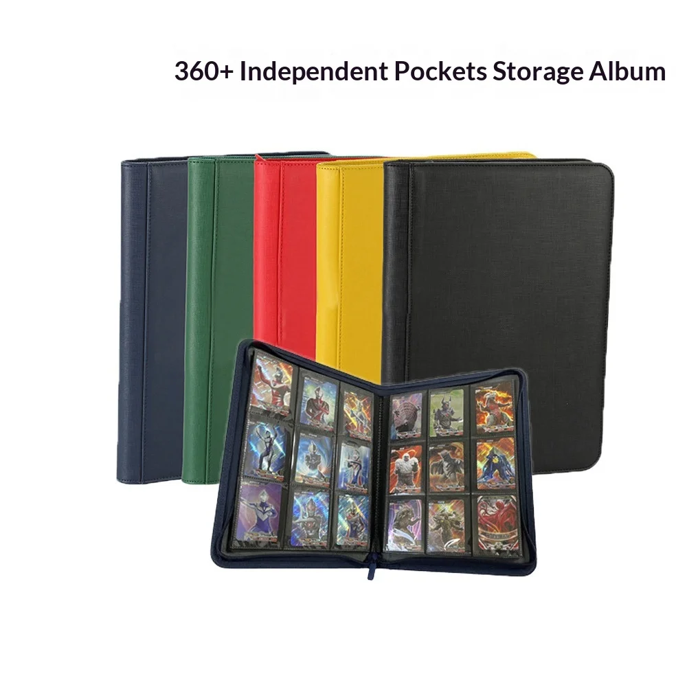 9 Pocket Trading Card Binder Pu Cover Card Collection Binder For 360 Premium Book Sturdy Card Holder Album
9 Pocket Trading Card Binder Pu Cover Card Collection Binder For 360 Premium Book Sturdy Card Holder Album
