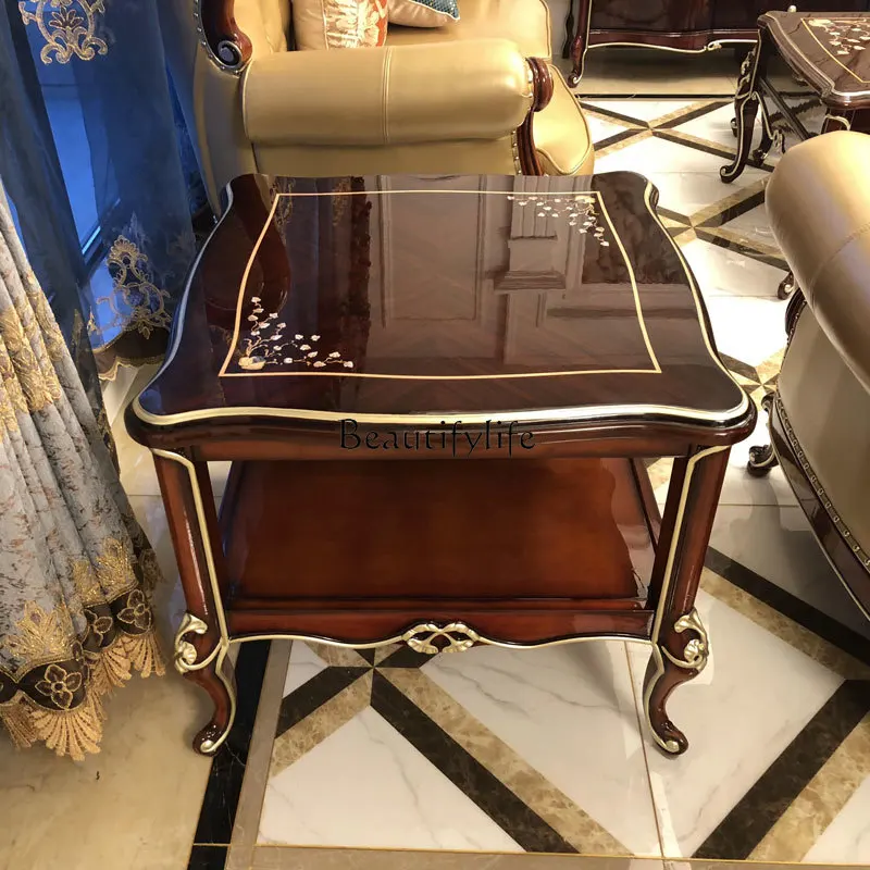 European living room sofa solid wood piano paint edge a few simple European small square a few
European living room sofa solid wood piano paint edge a few simple European small square a few