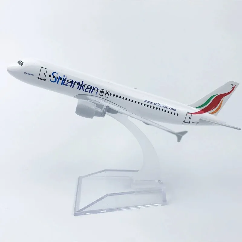1/400 Scale Aircraft 16cm A320 Sri Lanka Airways Alloy Diecast Airplane Model Souvenir Plane Toy Kids Aviation Decoration Gifts
1/400 Scale Aircraft 16cm A320 Sri Lanka Airways Alloy Diecast Airplane Model Souvenir Plane Toy Kids Aviation Decoration Gifts