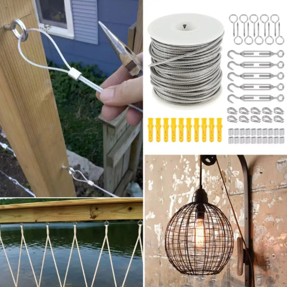 304 Stainless Steel Stainless Steel Cable Rope PVC Coated Heavy Duty Heavy Duty Wire Cable Roll Kits Stainless Steel
304 Stainless Steel Stainless Steel Cable Rope PVC Coated Heavy Duty Heavy Duty Wire Cable Roll Kits Stainless Steel